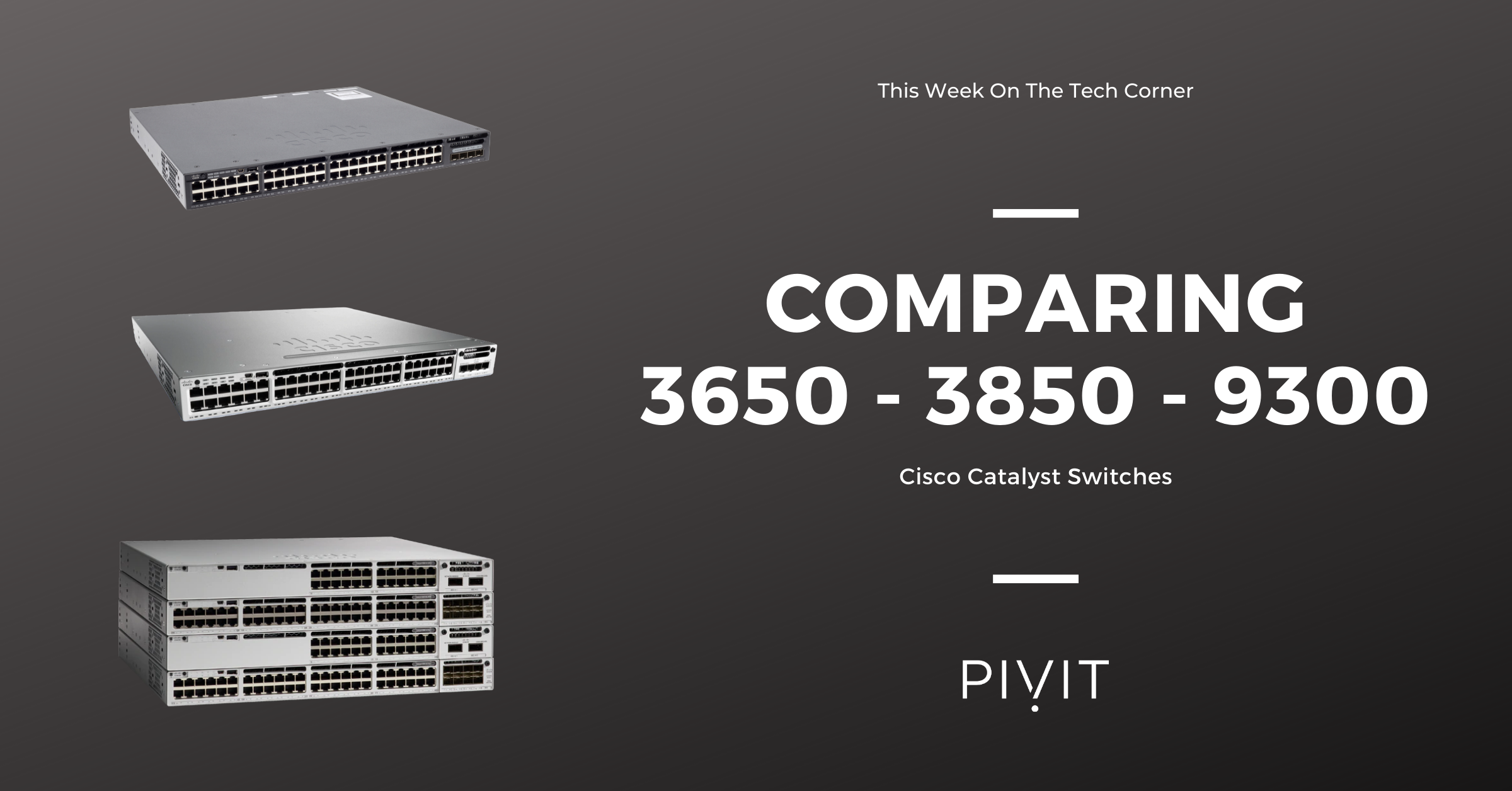 Lot De 2 Supports (Oreilles) De Rack Pour Cisco Catalyst 3850/3560/9300 Etc. | Compatible Rack 19" - Métal, Avec Vis - 2